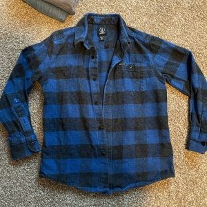 Volcom flannel boys